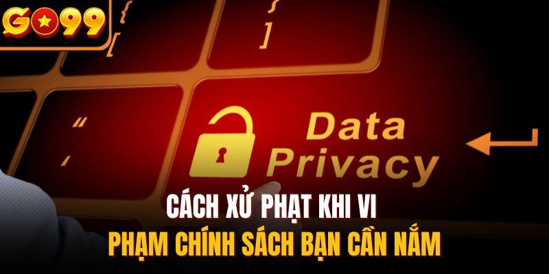 Cách xử phạt khi vi phạm chính sách bạn cần nắm